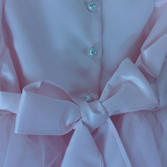 NWT Kid Collection Formal Girl's Butterfly Dress & Matching Hair Bow Size L - Picture 4 of 11